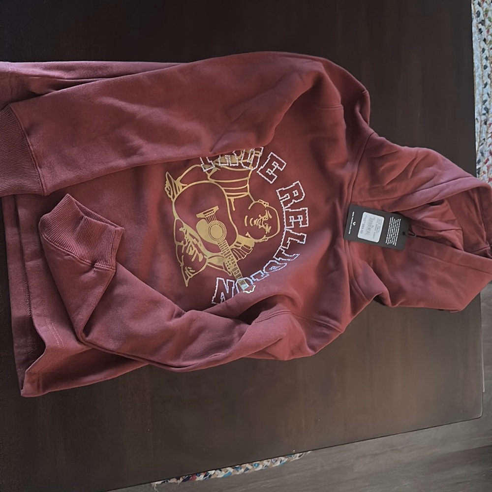 Brand New! Kids XL Burgendy True Religion Sweat Suit